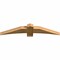 Ekena Millwork Bellingham Rough Sawn Timber Gable Bracket, Western Red Cedar, 60"W x 12"H x 4"D x 6"F, 5/12 Pitch GBW060X12X0406BEL00RWR - alternate 2
